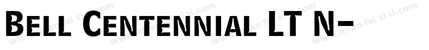 Bell Centennial LT N字体转换